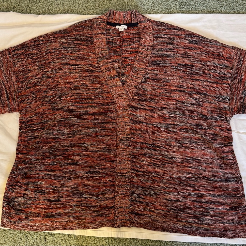 JJill pure Jill  Marled V-neck sweater